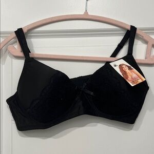 Black Lace Bra